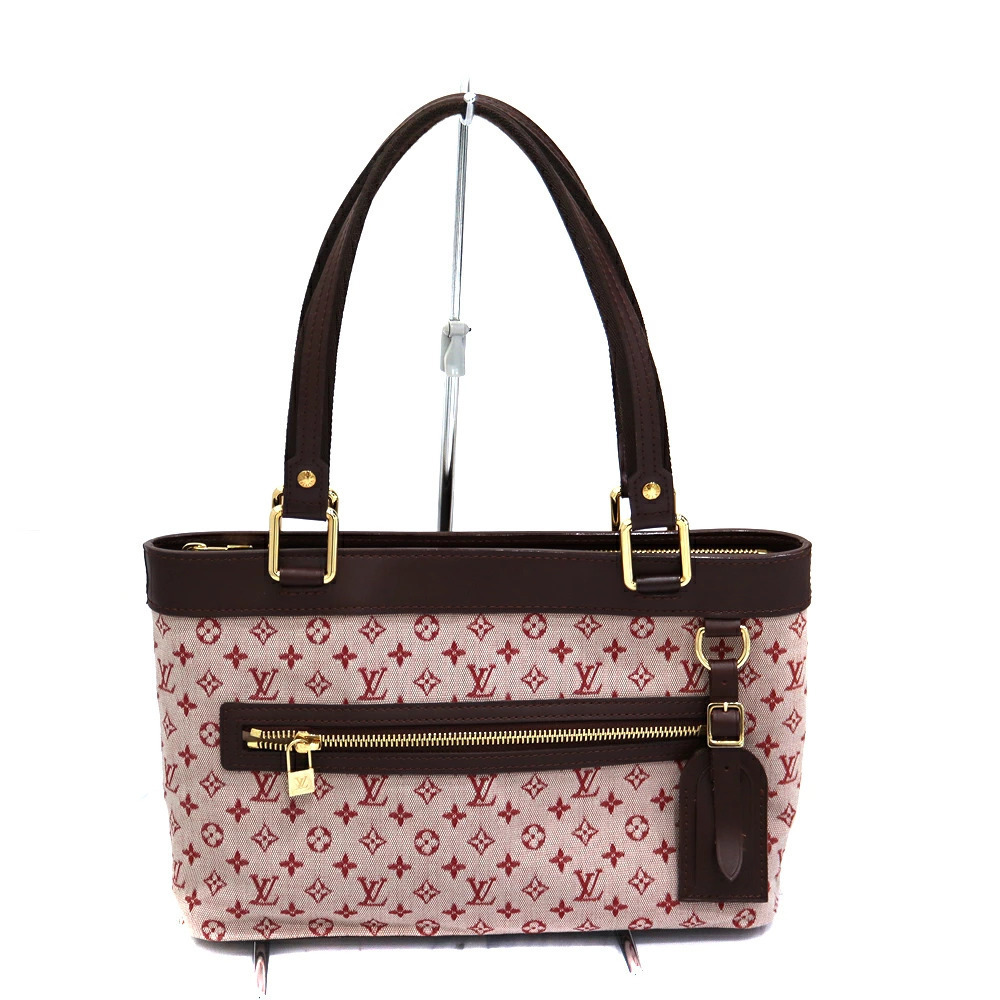 Louis Vuitton Lucille Handbag Monogram Red